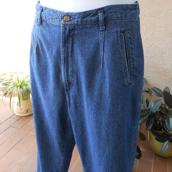 đź’•VINTAGE DOCKERS High Waisted Denim Trousers - Picture 1 of 6